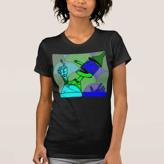 Circle Pattern Tin Man Women's Shirt (Front)