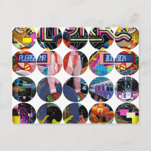 Circle Photo Postcard