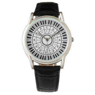 Circle Piano Keys Circle of Fifths Watch