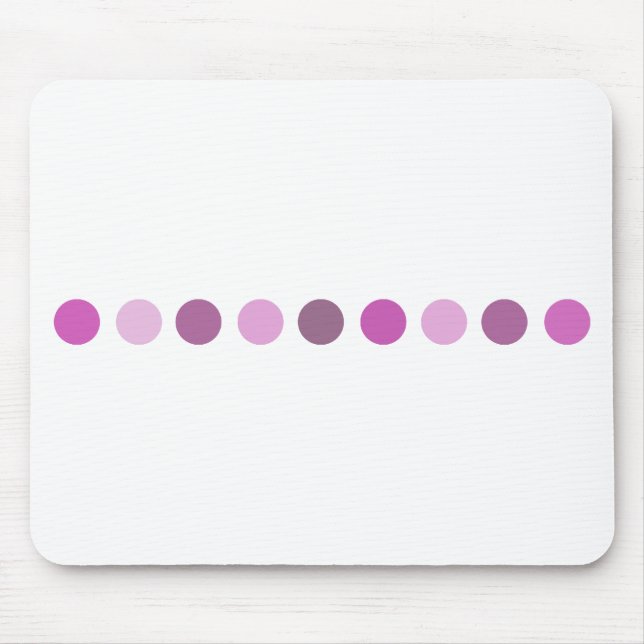 circle-pink mouse mat (Front)