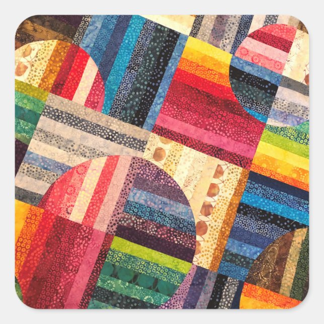 Circle Quilt Sticker (Front)