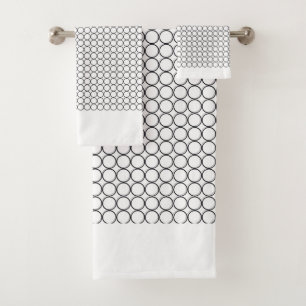 Circle Repeat Bath Towel Set