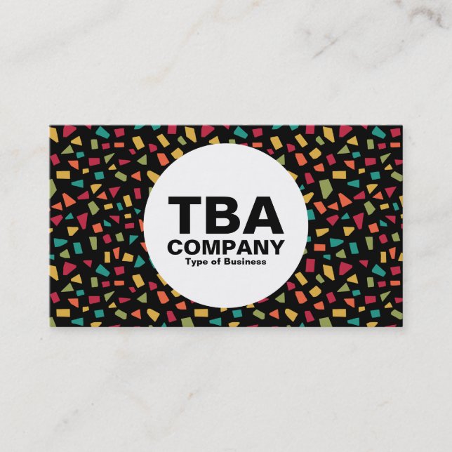 Circle - Shards - Colours 02 Business Card (Front)