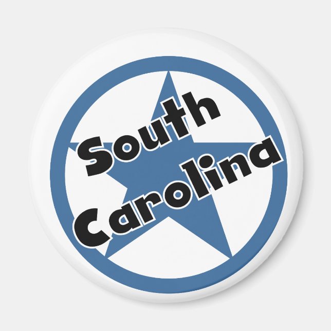 Circle South Carolina Magnet (Front)