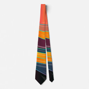 circle swirl abstract tie