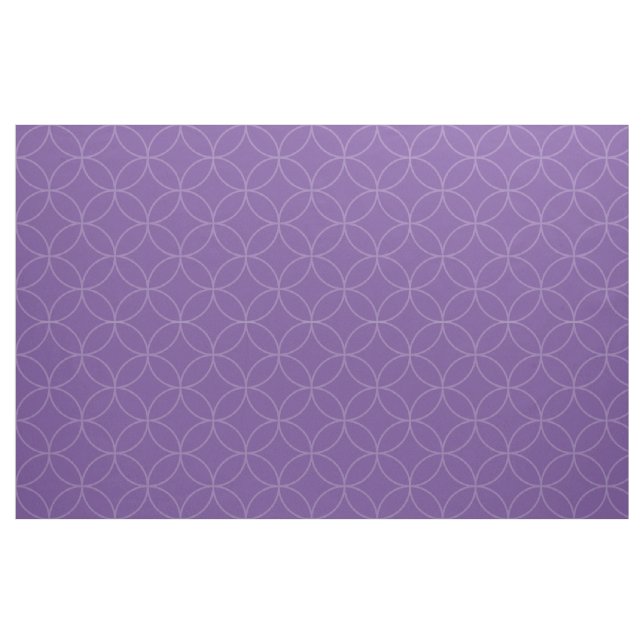 Circle Trans. Seamless Pattern white + your backg. Fabric (Fat Quarter)