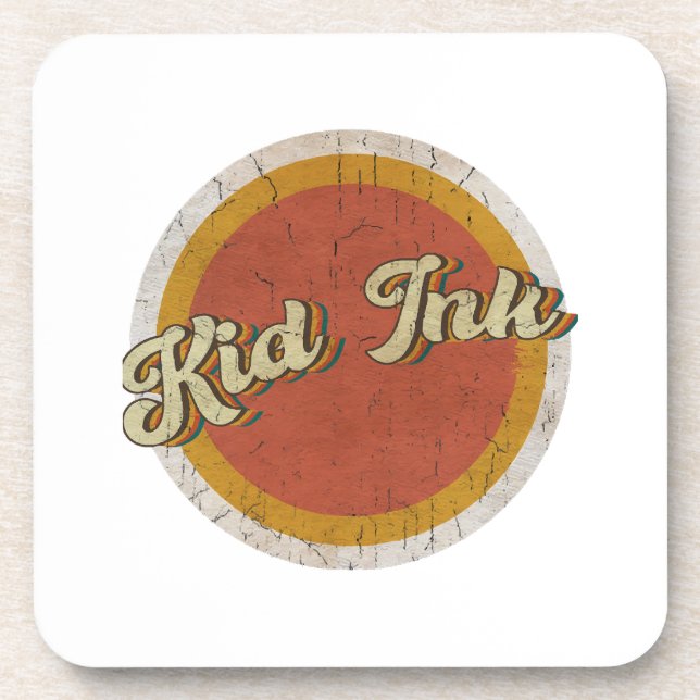 Circle vintage Kid Ink Kids  Coaster (Front)