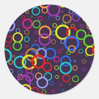 Circle Wallpaper Classic Round Sticker