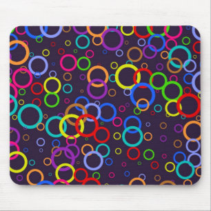 Circle Wallpaper Mouse Mat