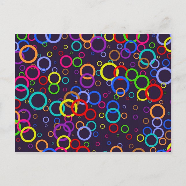 Circle Wallpaper Postcard (Front)