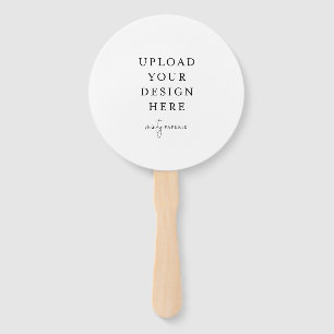 Circle Wedding Program Fan