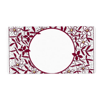 Circle with daisy border