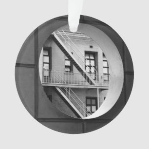 Circle With Fire Escape Ornament