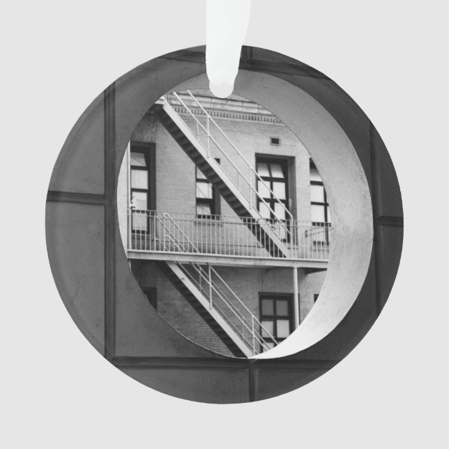 Circle With Fire Escape Ornament (Front)