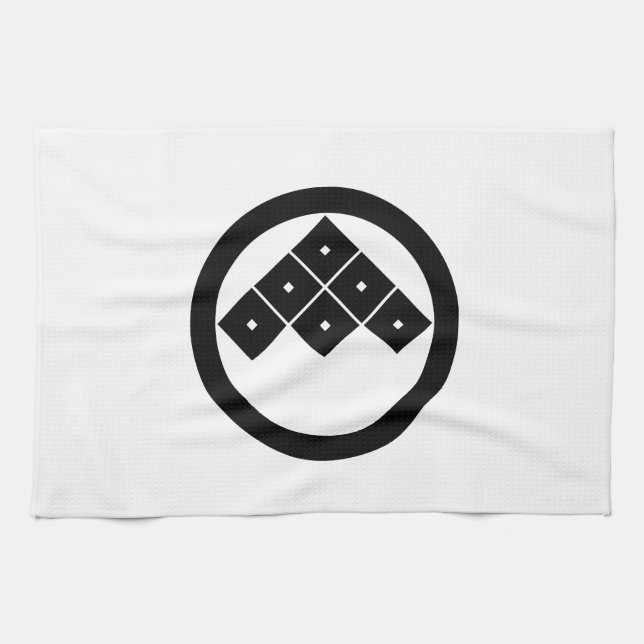 Circle with Six Eyes Tea Towel (Horizontal)