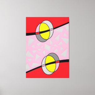 Circled Back Scrum Design II Canvas Print