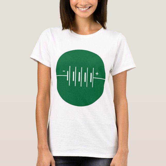 Circled Batteries Symbol T-Shirt (Front)