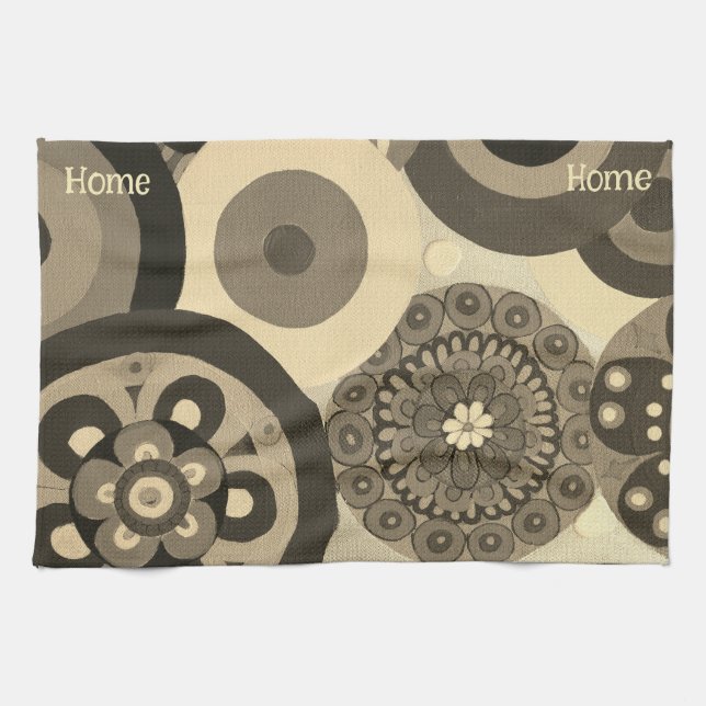 Circled Kitchen Towel (Horizontal)