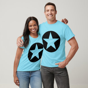 Circled Star - Black T-Shirt