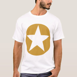 Circled Star - Golde Brown T-Shirt