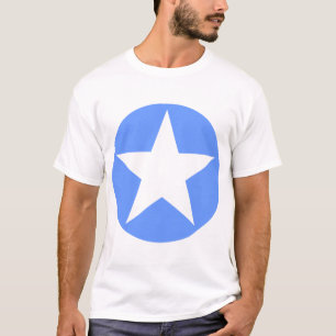 Circled Star - Light Blue T-Shirt