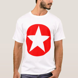 Circled Star - Red T-Shirt