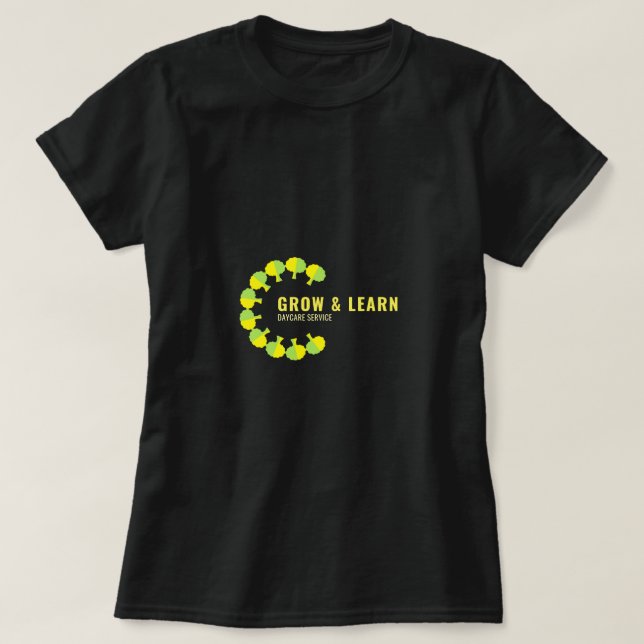 CircleDesign|CircleLogo|CircularLogo|EarlyEdu T-Shirt (Design Front)