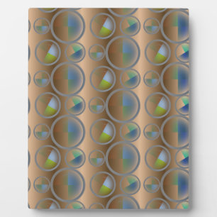 Circles Abstract Plaque