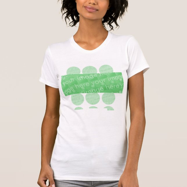 Circles and Box Design Effect T-Shirt (Front)