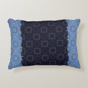 Circles and Diamonds in Bronze Pattern Decorative Cushion