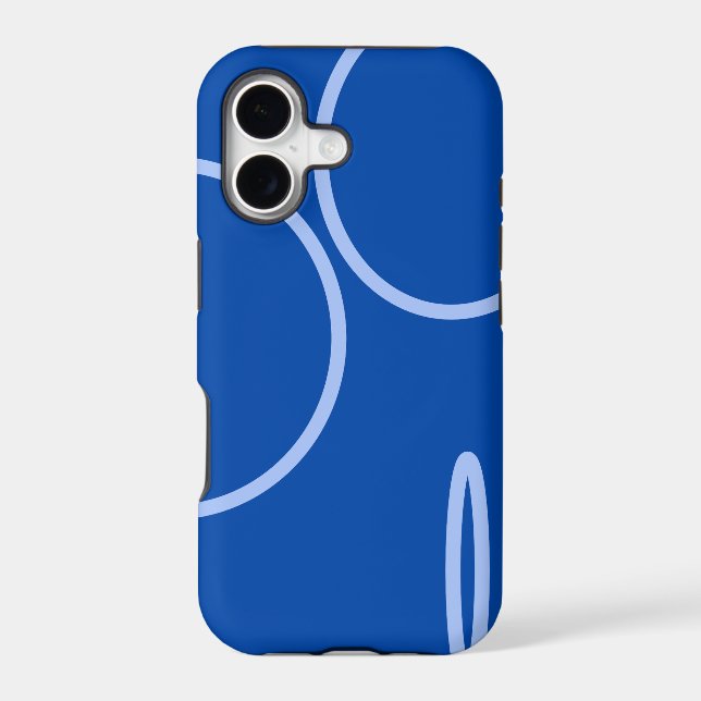 Circles and Loop on Blue (Back)