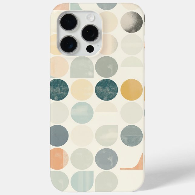 Circles and other shapes on white background Case-Mate iPhone case (Back)