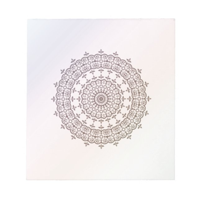 Circles and Rainbow Notepad (Front)