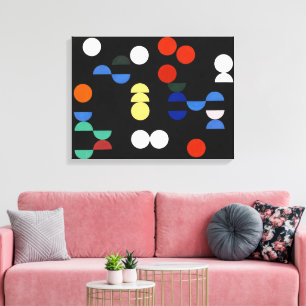 Circles and Semicircles   Sophie Taeuber-Arp   Canvas Print