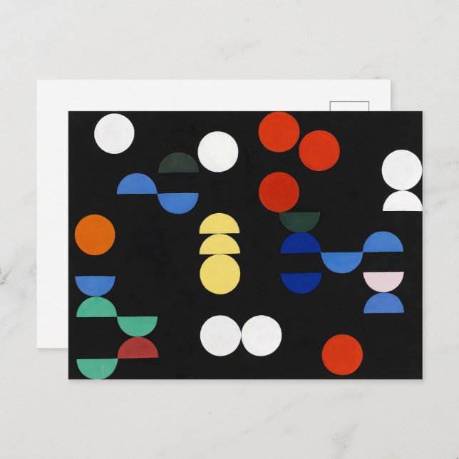 Circles and Semicircles | Sophie Taeuber-Arp | Postcard (Front/Back)