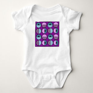 Circles and Stars Baby Bodysuit