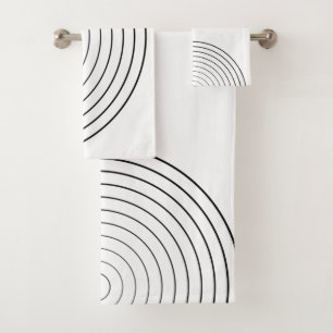 Circles Bath Towel Set