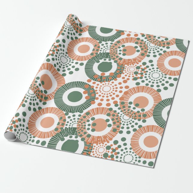 Circles, Circles Everywhere  Wrapping Paper (Unrolled)