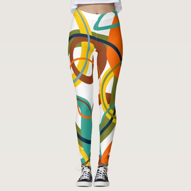 Circles, Circles  Leggings (Front)