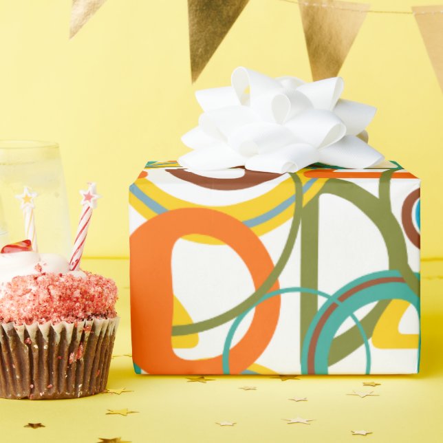 Circles, Circles  Wrapping Paper (Birthday Party)