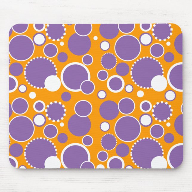 Circles & Dots Mouse Mat (Front)
