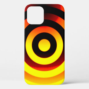circles geometric backgrounds pattern in coloured  iPhone 12 case