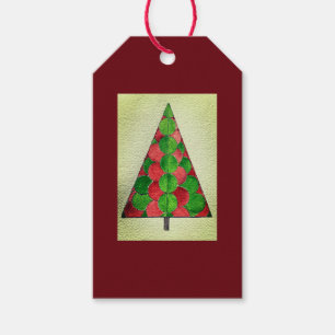 Circles Holiday Tree Gift Tags