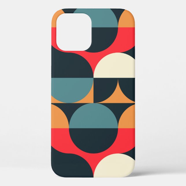 Circles illusion seamless pattern. Case-Mate iPhone case (Back)