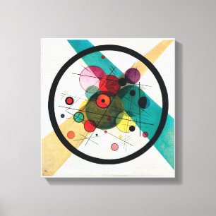 Circles in a Circle by Wassily Kandinsky Canvas Print