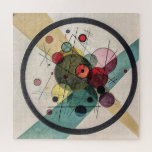 Circles in a Circle - Kandinsky Jigsaw Puzzle<br><div class="desc">Beautiful high quality reproduction by Basil Kandinsky looks great on your mouse pad. Stylish and elegant reproductions of his paintings will decorate any room and any home. Stunning abstraction by a great master for your home or as a gift! Basil Kandinsky (1866-1944) is known as one of the first pioneers...</div>