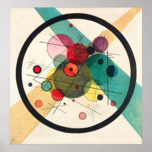 Circles in a Circle, Kandinsky  Poster