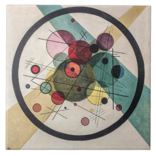 Circles in a Circle - Kandinsky Tile