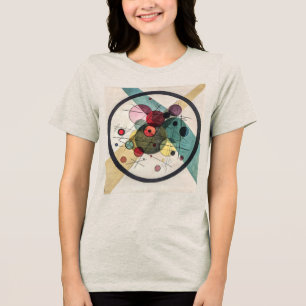 Circles in a Circle - Wassily Kandinsky Art Tri-Blend Shirt