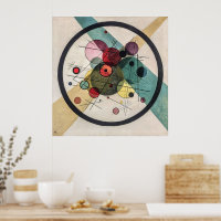 Circles in a Circle - Wassily Kandinsky Modern Art